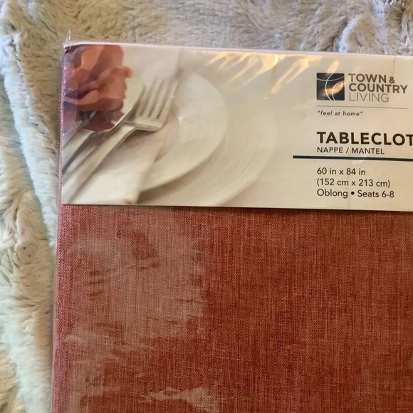 town & country oblong tablecloth 60 inch by 84 inch - Picture 4 of 9